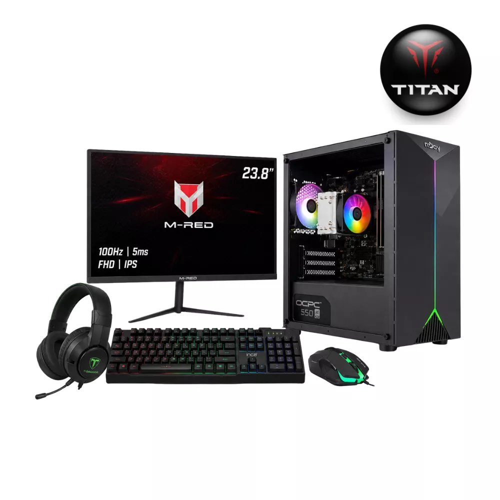 TITAN | Ryzen 5 3400G - Vega 7 -16Go - 256Go - FHD 24